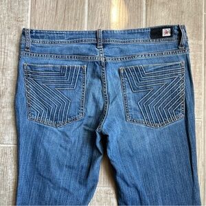 Vintage People’s Liberation Star Detail Flare/Bootcut Denim Jeans